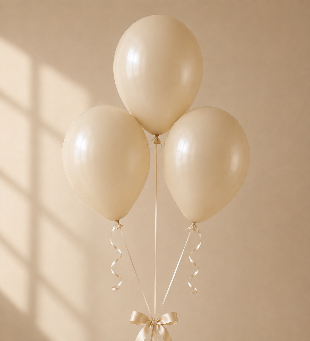 Set of 3 Balloons - Beige