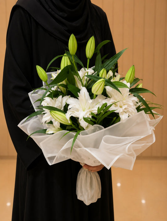 Ivory Lily™ – White Oriental Lilies
