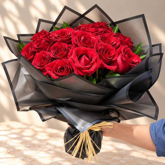 Black Velvet™ – 25 Red Roses