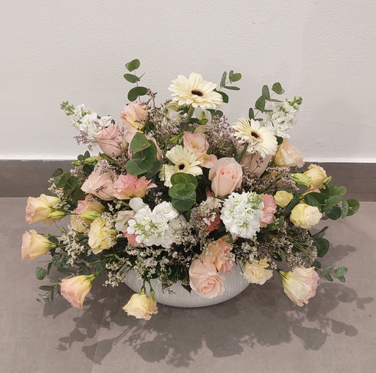 Blushing Harmony™ – Pink Floral Vase Arrangement