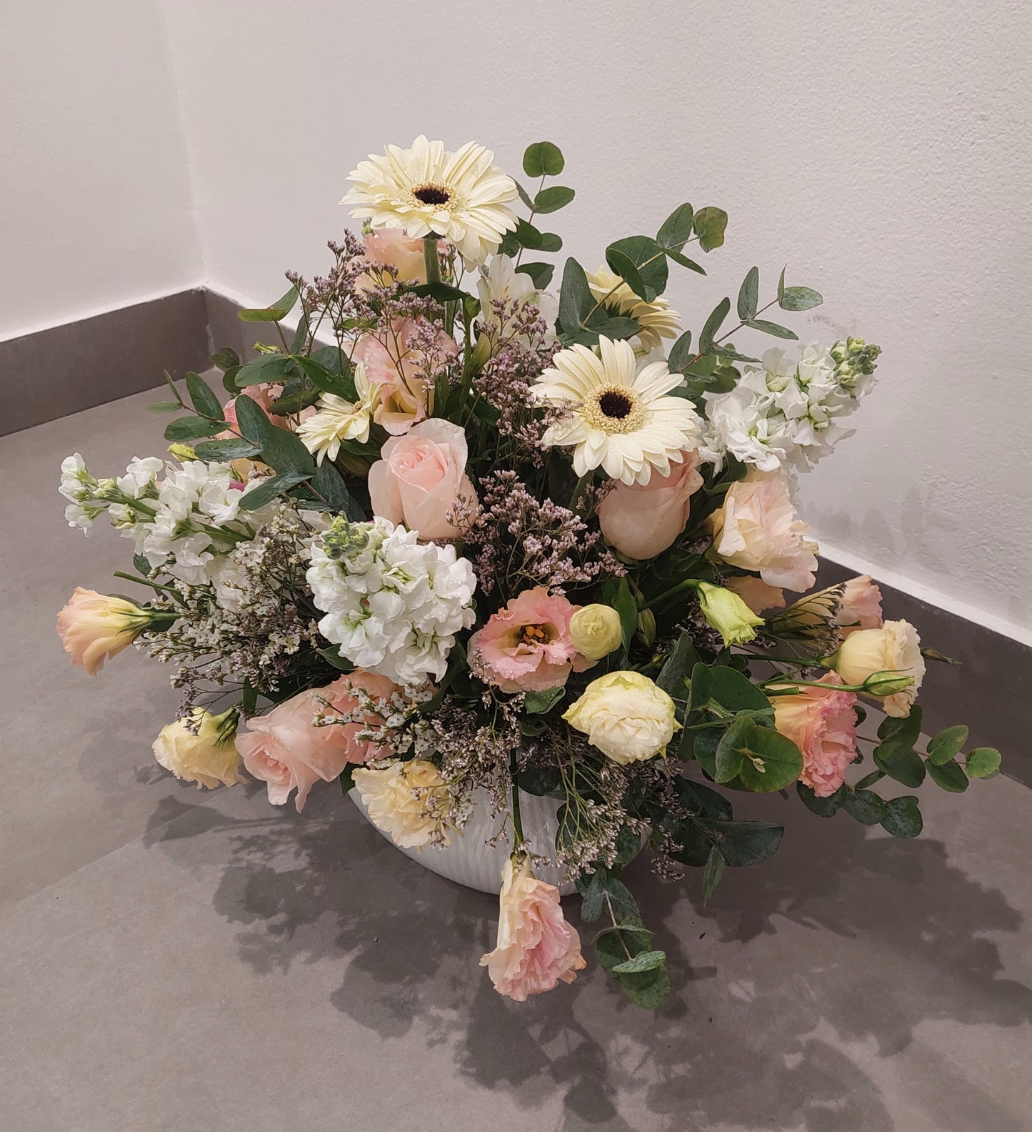 Blushing Harmony™ – Pink Floral Vase Arrangement