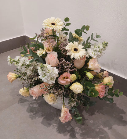 Blushing Harmony™ – Pink Floral Vase Arrangement